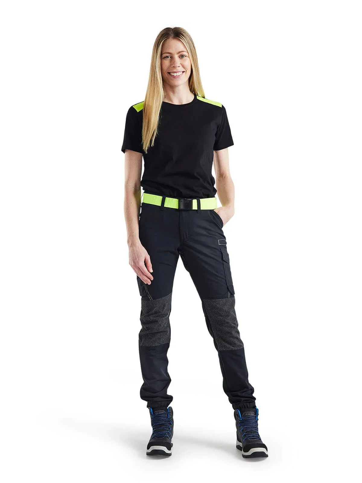 3479-1042&#x20;Women&#x27;s&#x20;Work&#x20;T-shirt&#x20;Two&#x20;Tone&#x20;-&#x20;Bl&#xE5;kl&#xE4;der