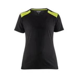3479-1042&#x20;Women&#x27;s&#x20;Work&#x20;T-shirt&#x20;Two&#x20;Tone&#x20;-&#x20;Bl&#xE5;kl&#xE4;der