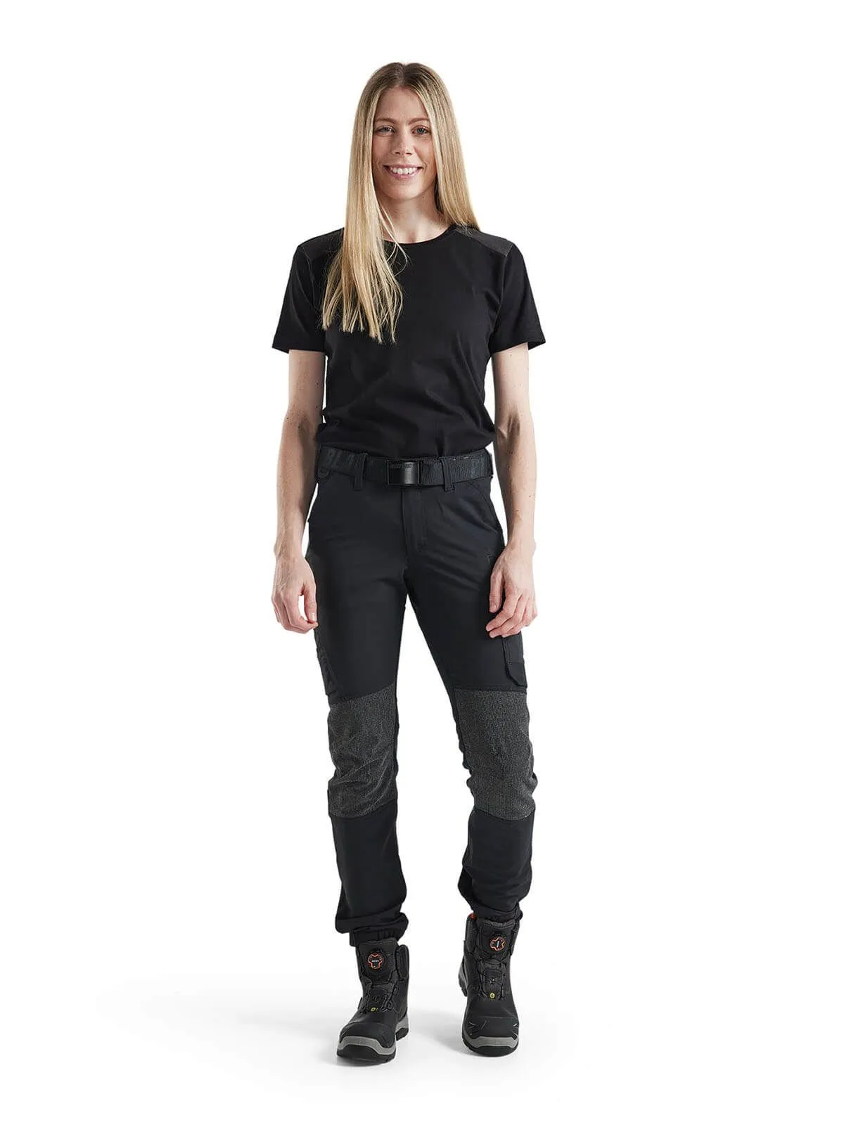 3479-1042&#x20;Women&#x27;s&#x20;Work&#x20;T-shirt&#x20;Two&#x20;Tone&#x20;-&#x20;Bl&#xE5;kl&#xE4;der