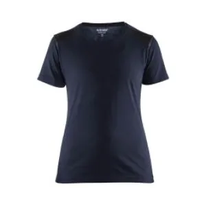 3479-1042&#x20;Women&#x27;s&#x20;Work&#x20;T-shirt&#x20;Two&#x20;Tone&#x20;-&#x20;Bl&#xE5;kl&#xE4;der