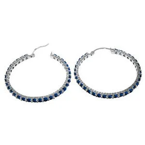 6 Carat 14K Solid White Gold Portia Amethyst Earrings