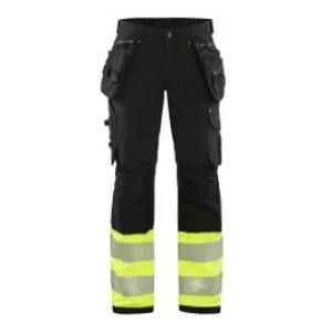 7193-1642&#x20;Women&#x27;s&#x20;Work&#x20;Trousers&#x20;High&#x20;Vis&#x20;4-Way&#x20;Stretch&#x20;-&#x20;Bl&#xE5;kl&#xE4;der