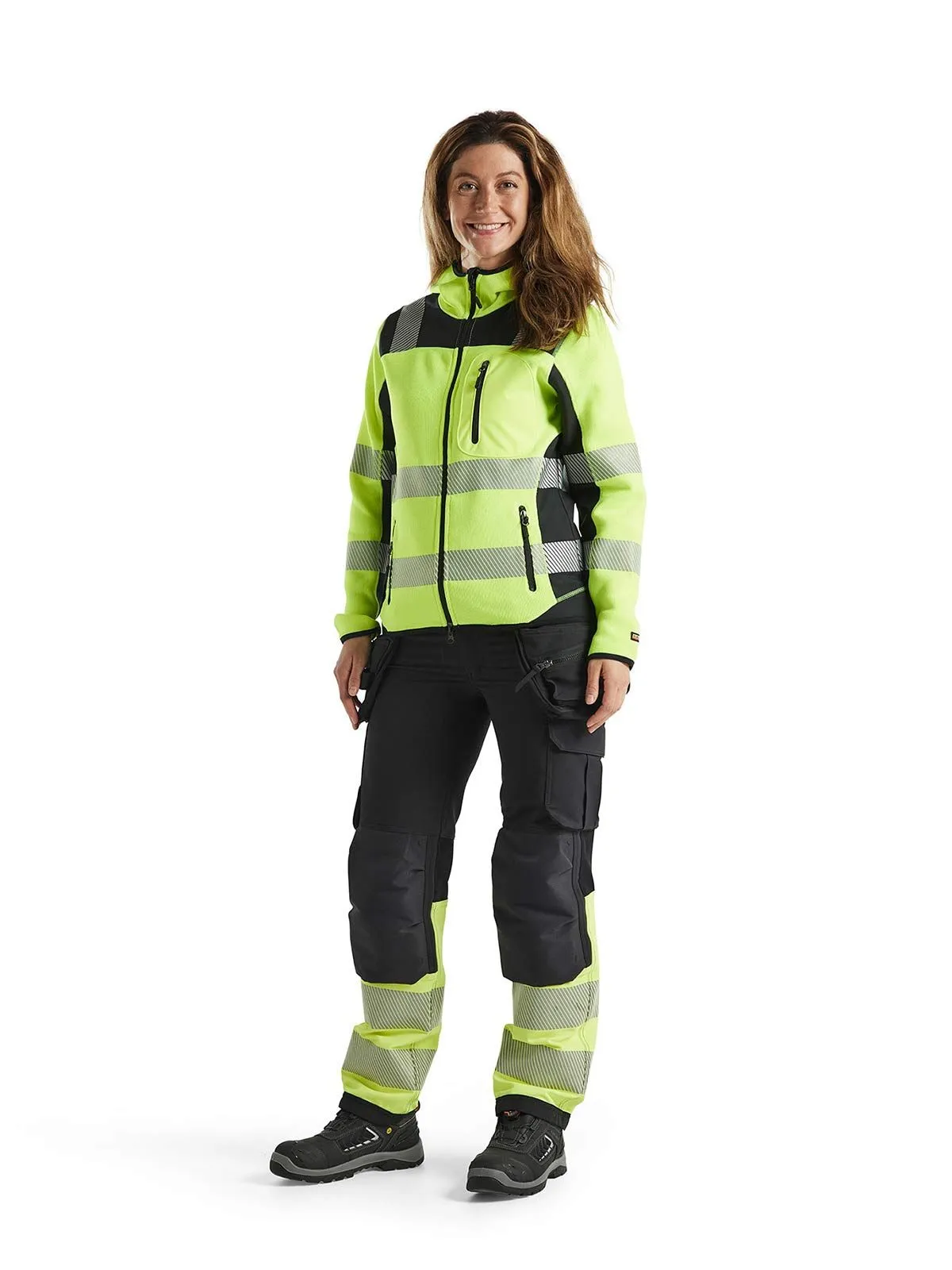 7193-1642&#x20;Women&#x27;s&#x20;Work&#x20;Trousers&#x20;High&#x20;Vis&#x20;4-Way&#x20;Stretch&#x20;-&#x20;Bl&#xE5;kl&#xE4;der