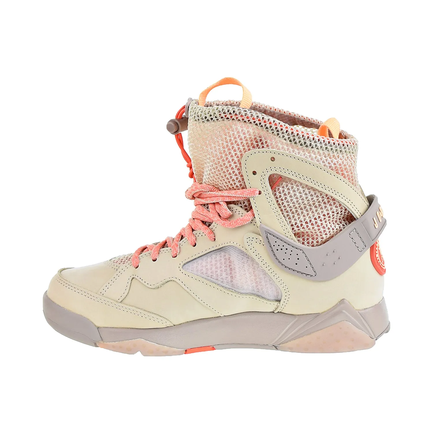 Air Jordan 7 x Bephie's Beauty Supply Women's Shoes Sanddrift-Malt-Turf Orange
