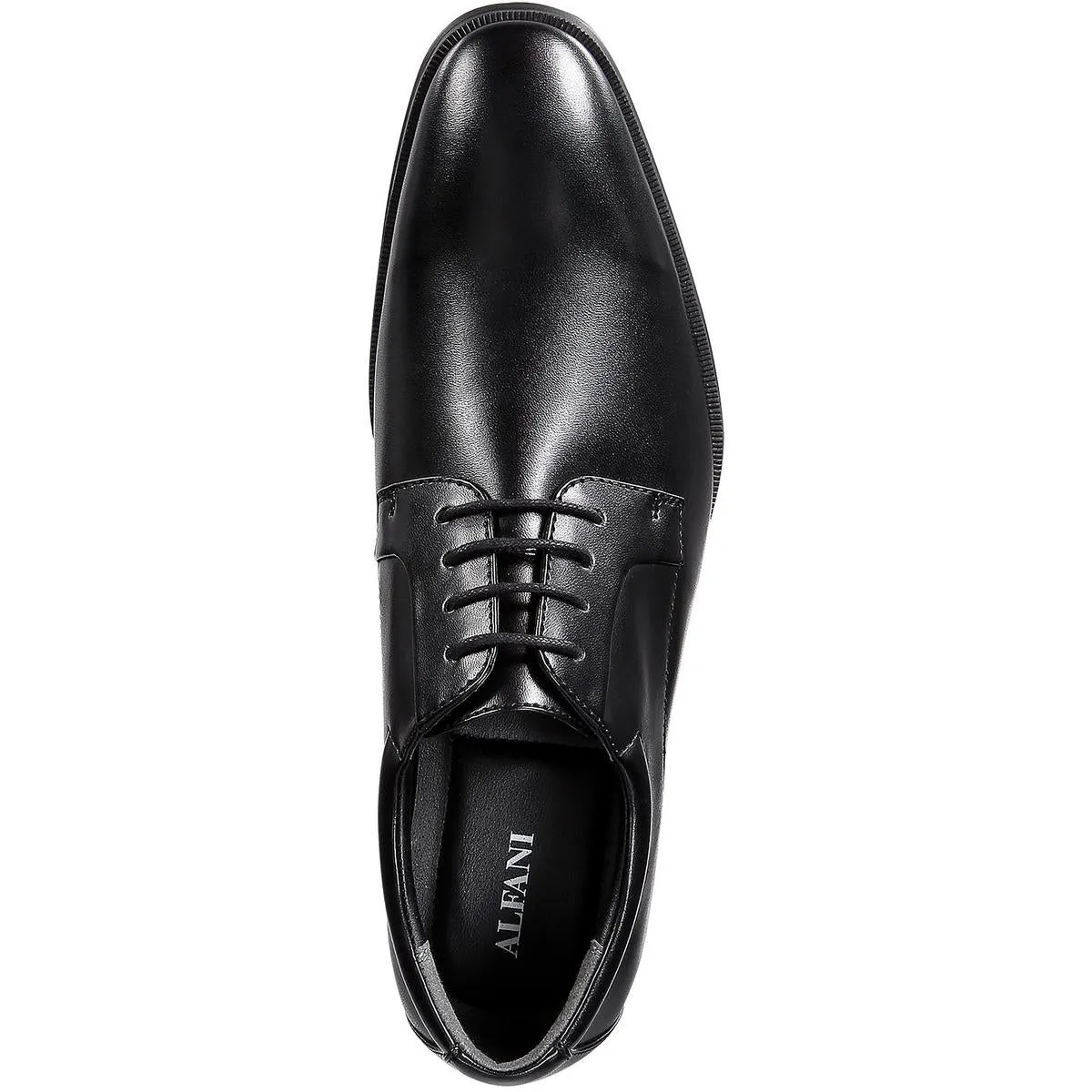 Alfani Mens Andrew Faux Leather Memory Foam Derby Shoes