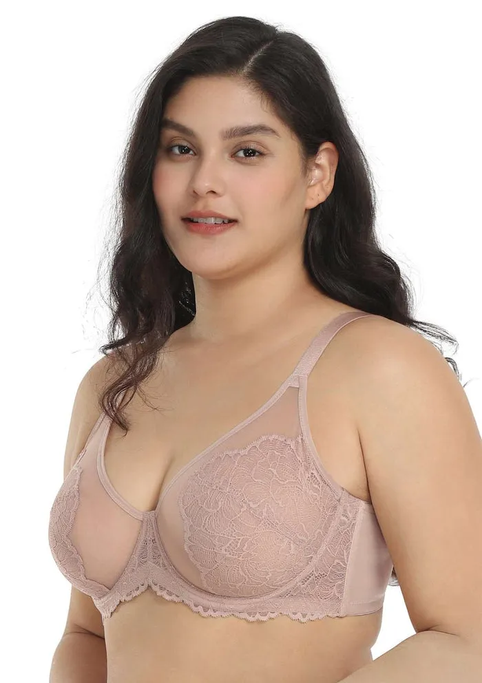 Blossom Unlined Underwire Lace Bra