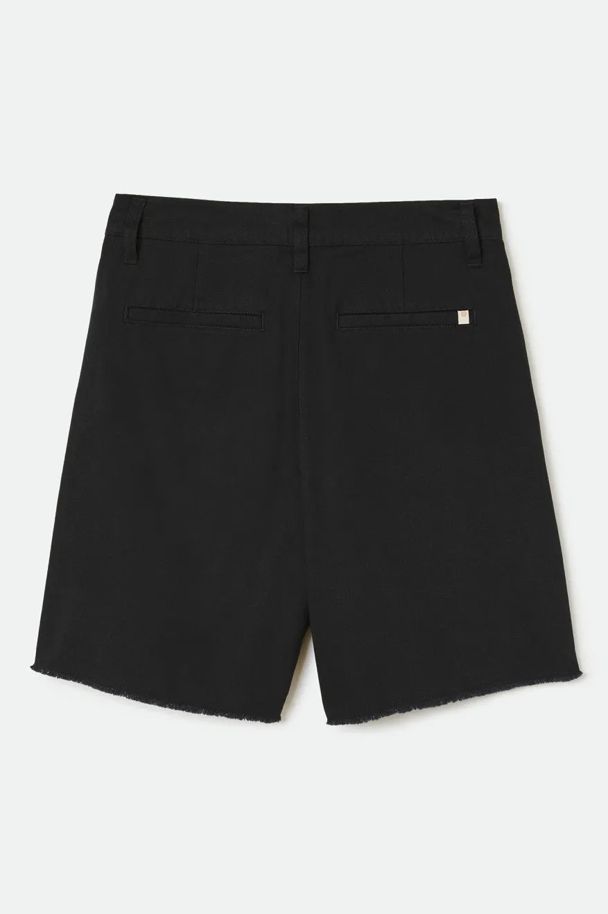 Brixton Victory Trouser Short - Jet Black