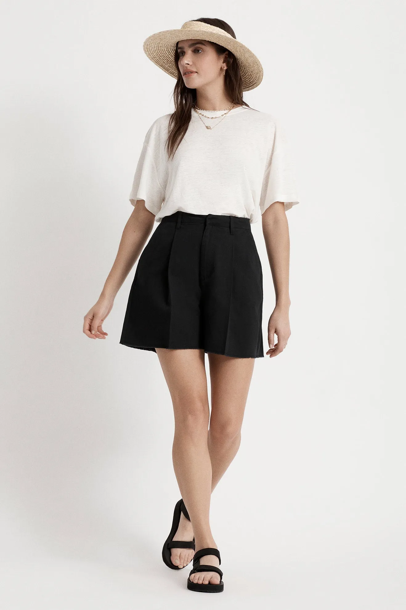 Brixton Victory Trouser Short - Jet Black