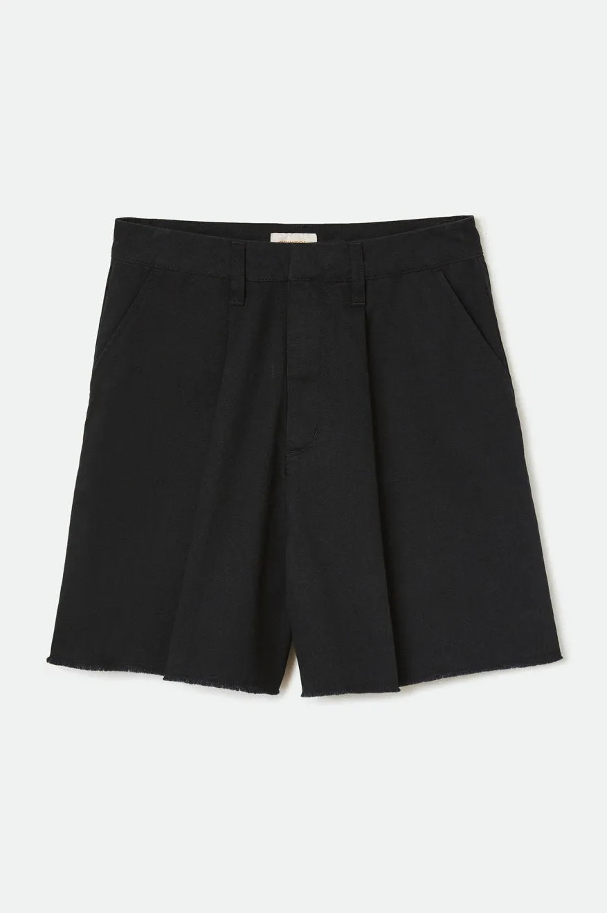 Brixton Victory Trouser Short - Jet Black