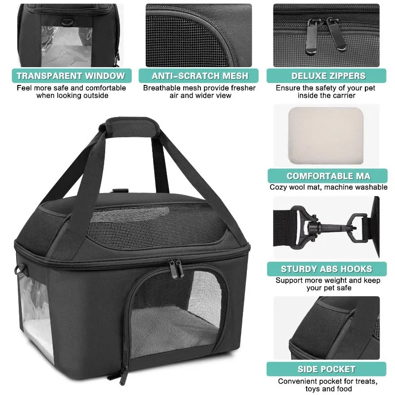 Cat Carrier Breathable Mesh Pet Travel Hand Bag