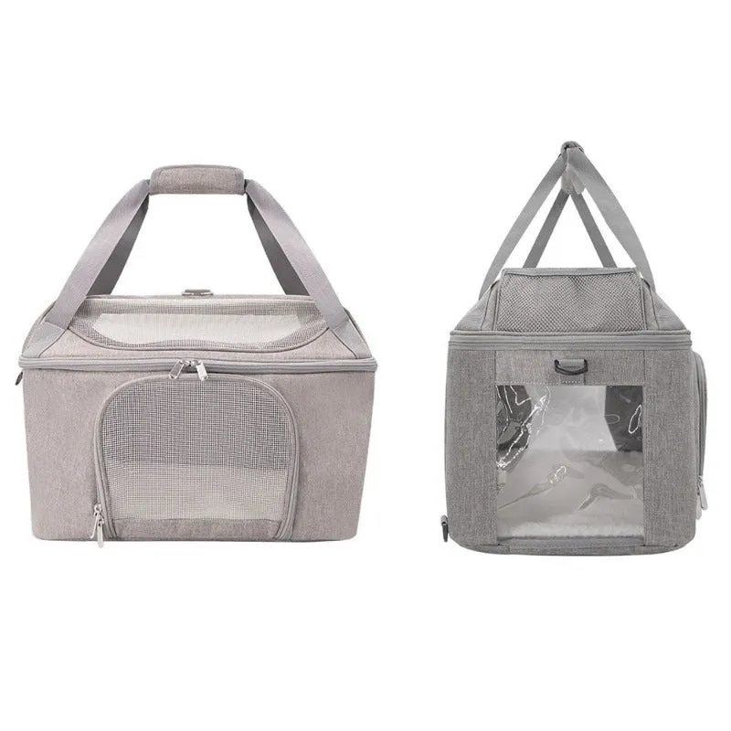 Cat Carrier Breathable Mesh Pet Travel Hand Bag