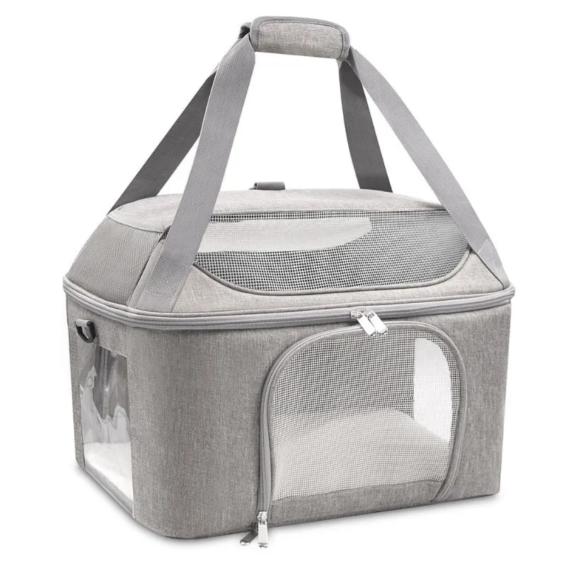 Cat Carrier Breathable Mesh Pet Travel Hand Bag