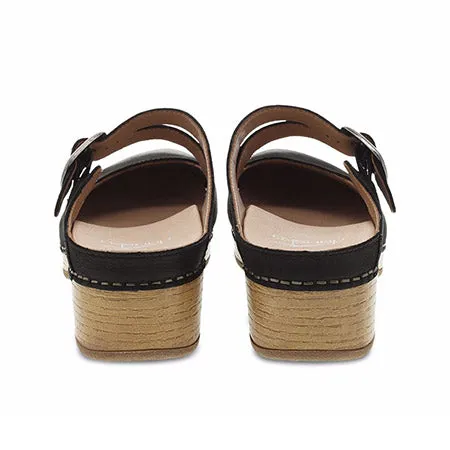 DANSKO BRITNEY BLACK BURNISHED NUBUCK - WOMENS