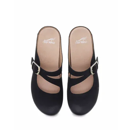 DANSKO BRITNEY BLACK BURNISHED NUBUCK - WOMENS