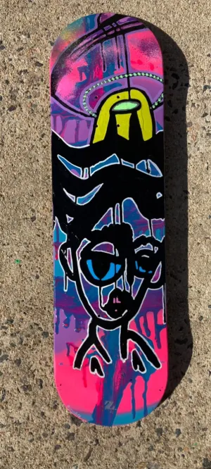 Deck the Halls - Deco Popz - "The Abduction of Lover Boy" - Skatedeck