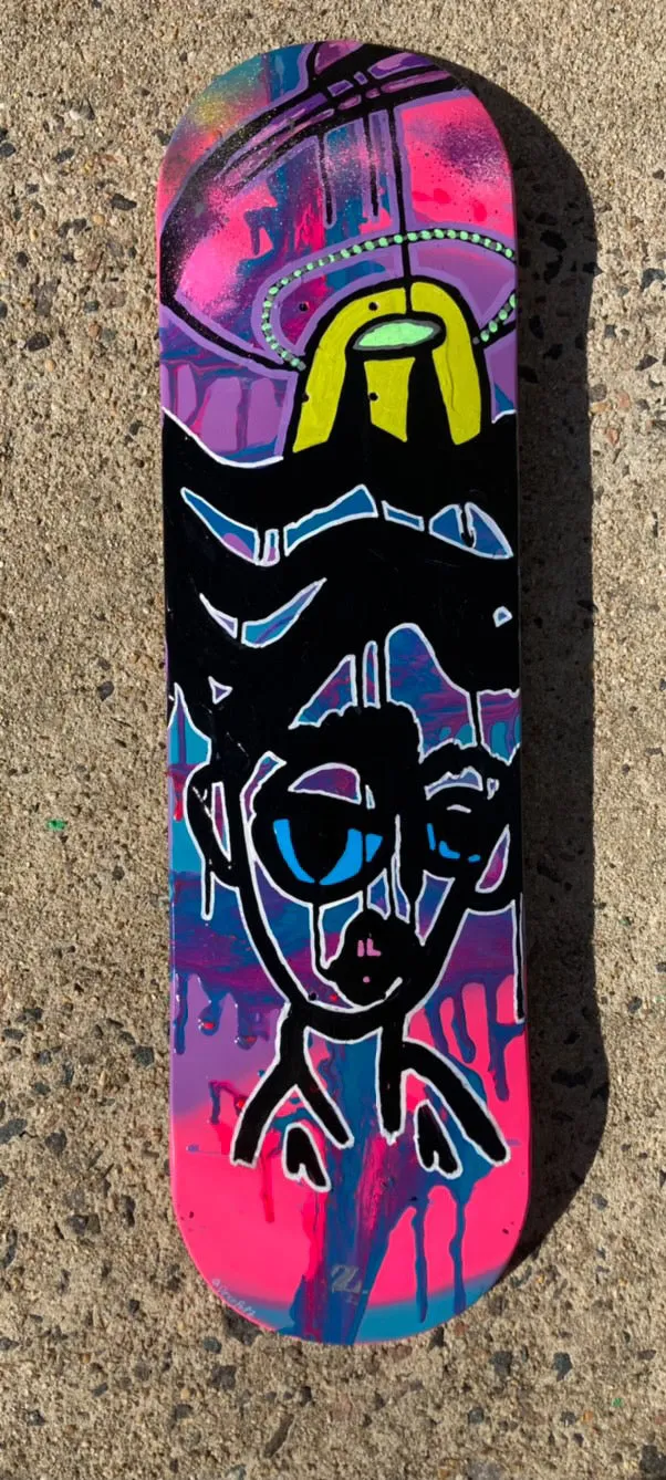 Deck the Halls - Deco Popz - "The Abduction of Lover Boy" - Skatedeck