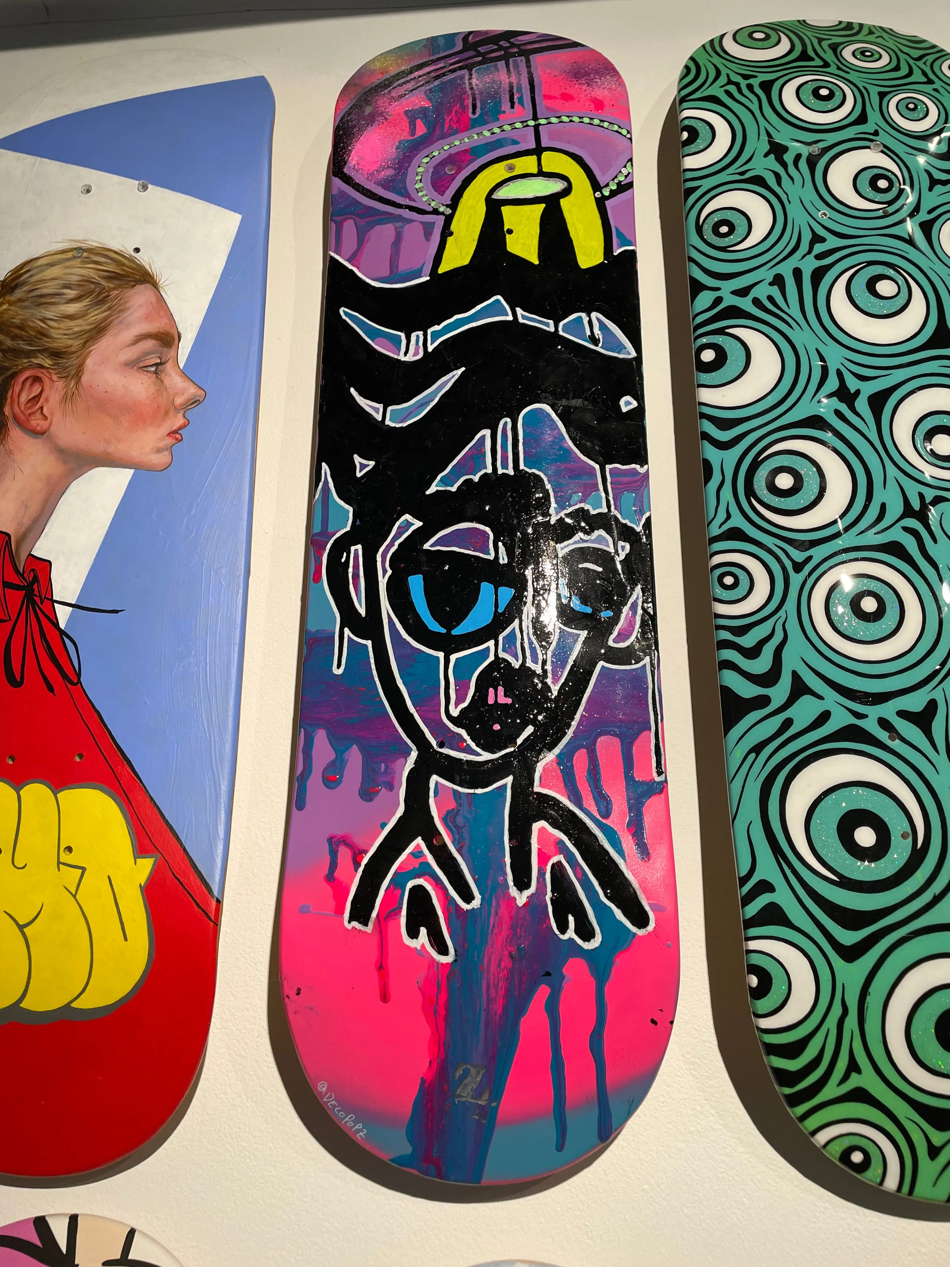 Deck the Halls - Deco Popz - "The Abduction of Lover Boy" - Skatedeck