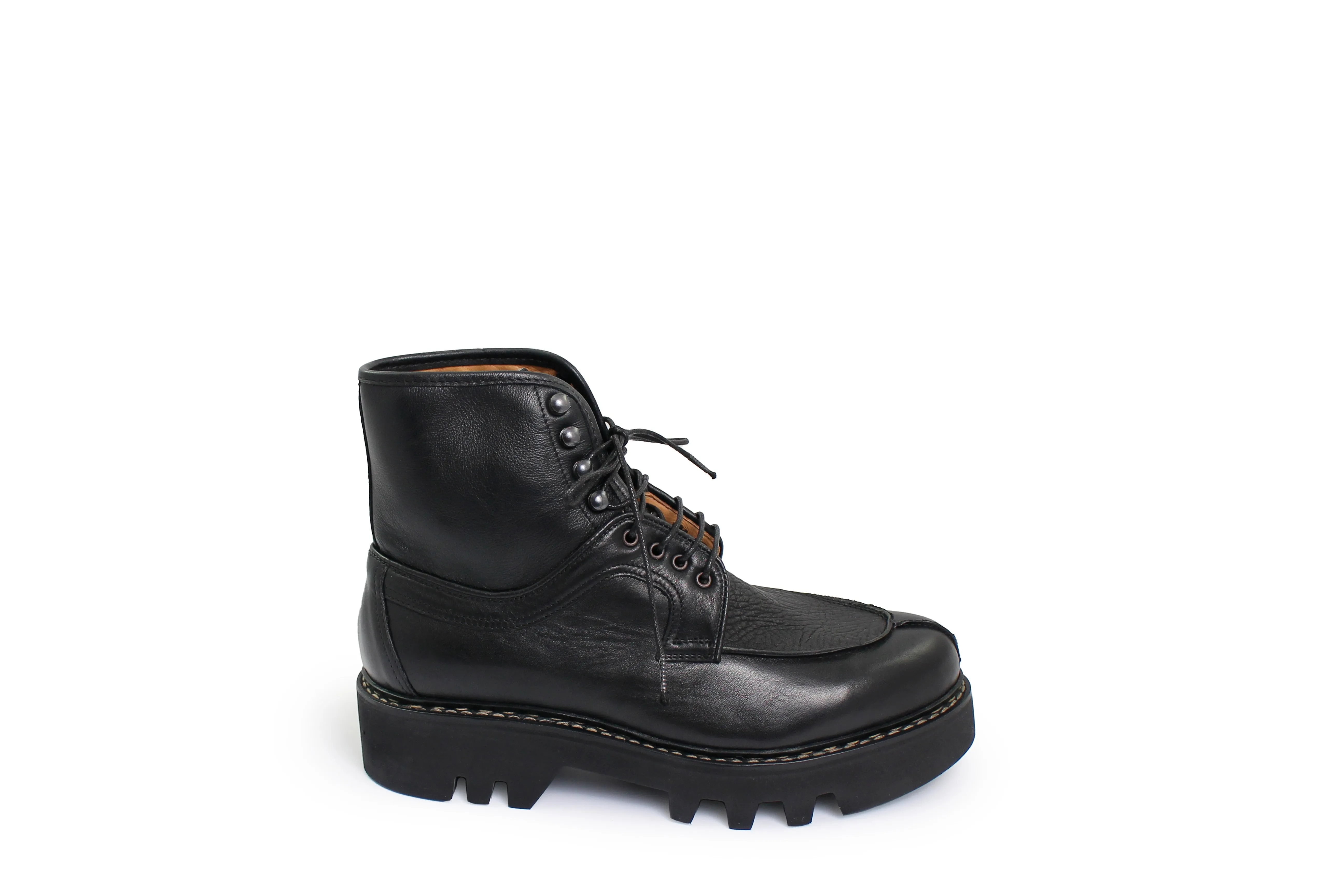 Delemont Boots black   apron cloudy