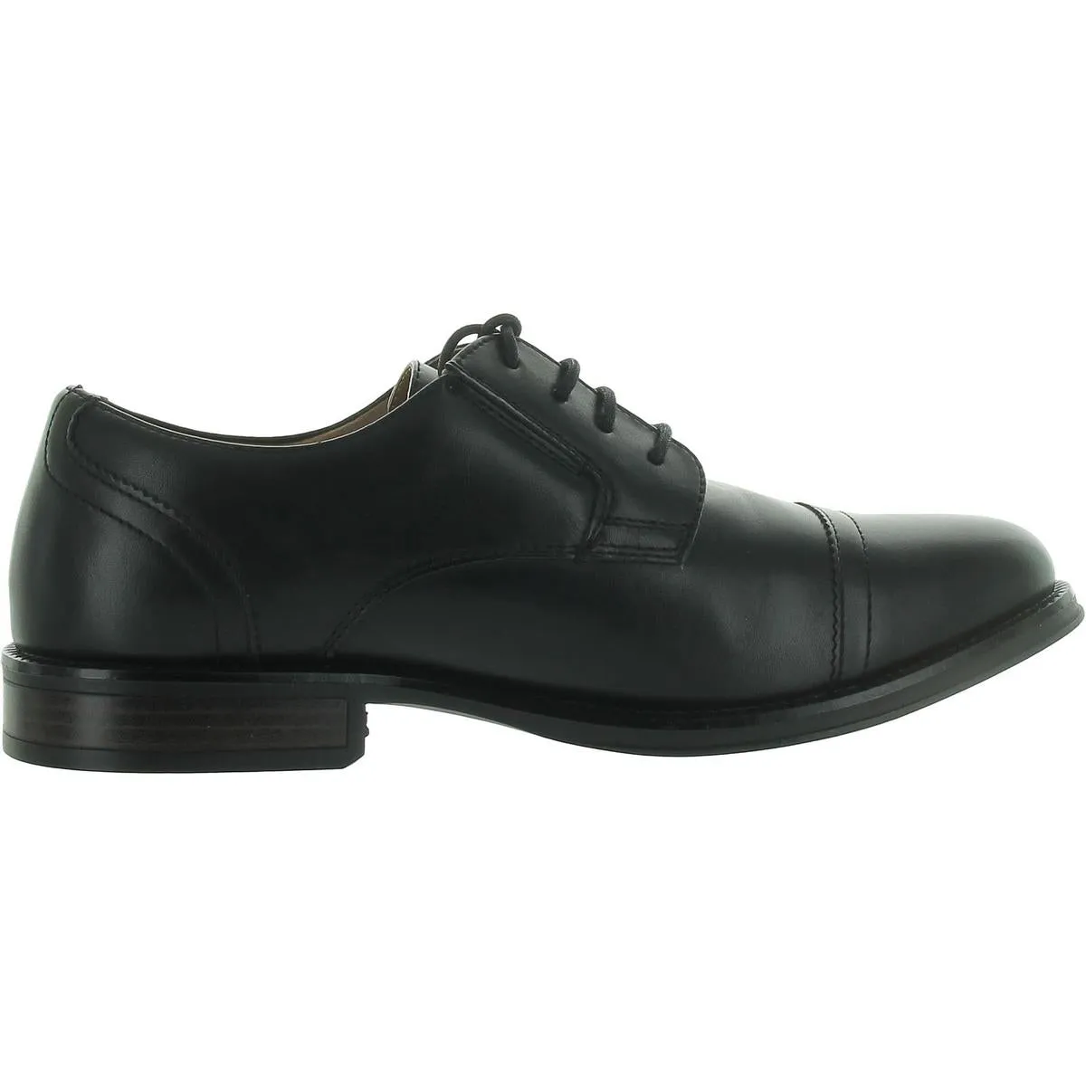 Dockers Mens Garfield Faux Leather Plain Toe Cap Derby Shoes