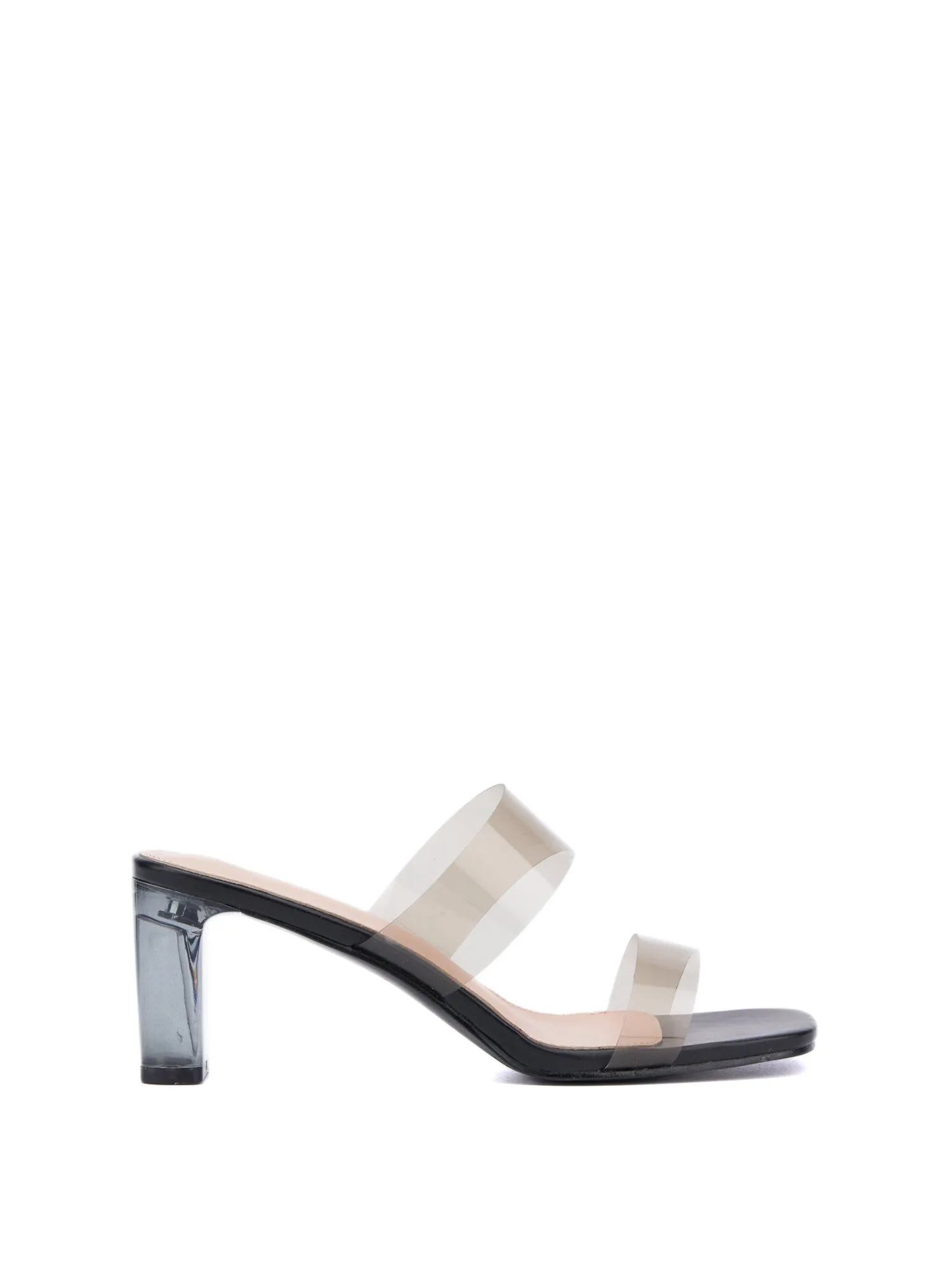 Double-Band Lucite Mule