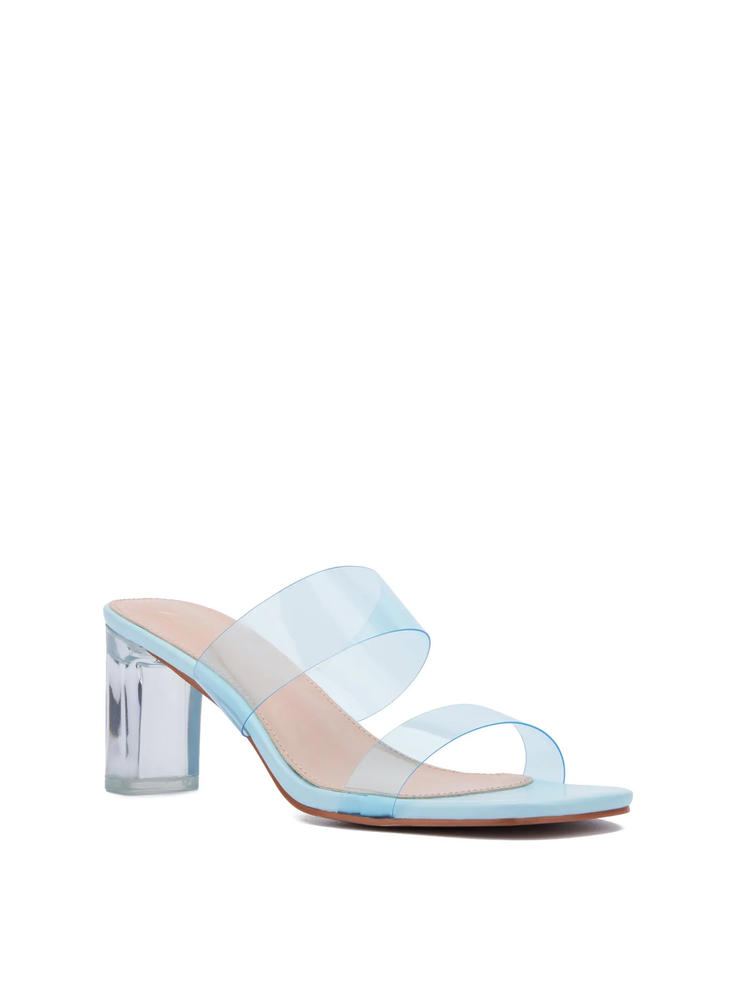 Double-Band Lucite Mule