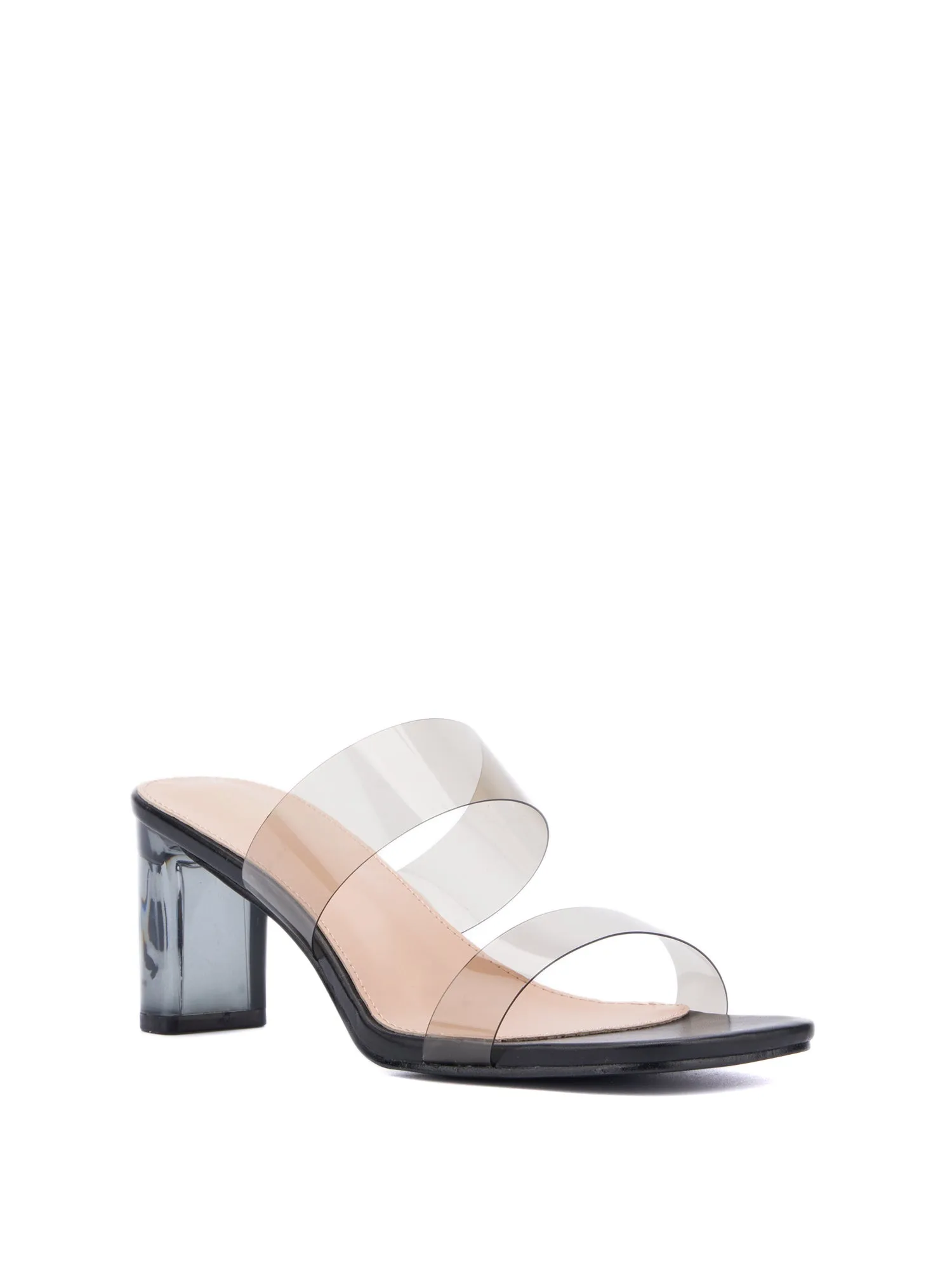 Double-Band Lucite Mule