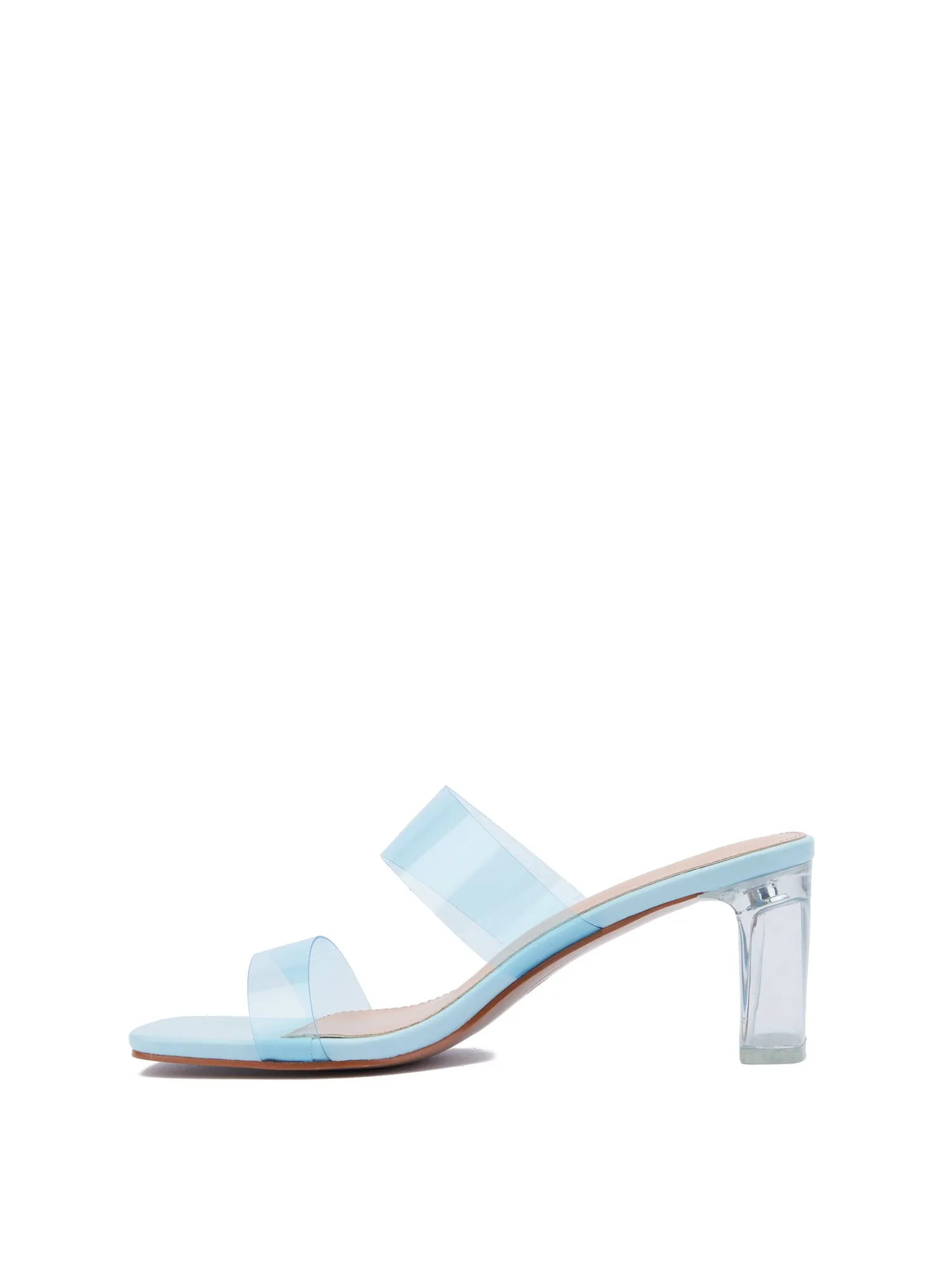 Double-Band Lucite Mule