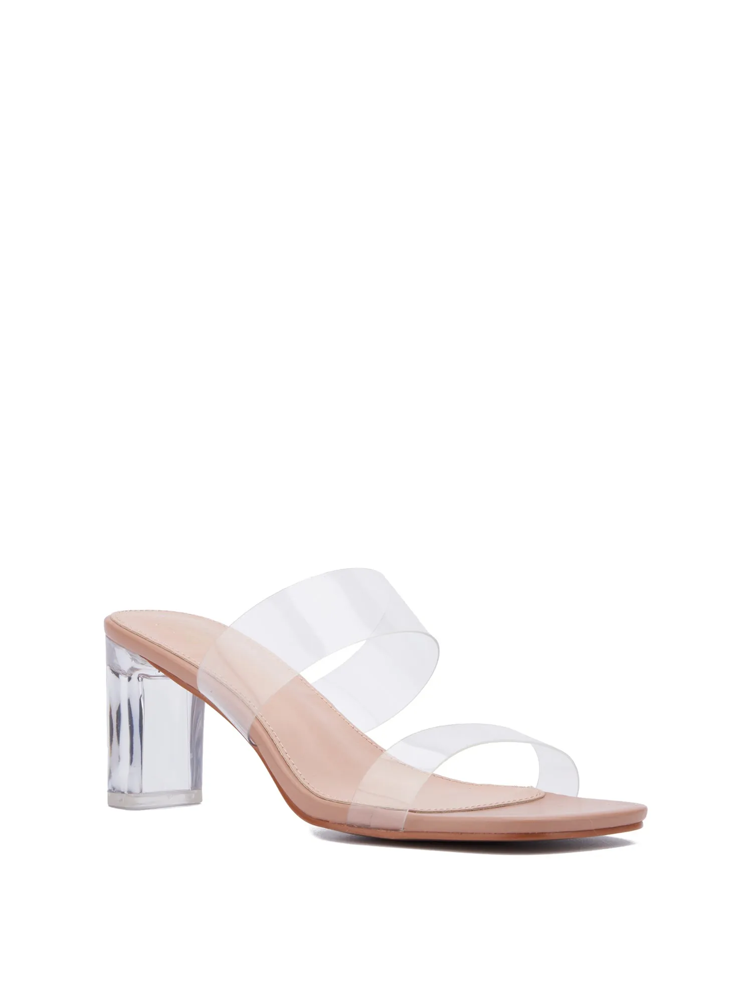 Double-Band Lucite Mule