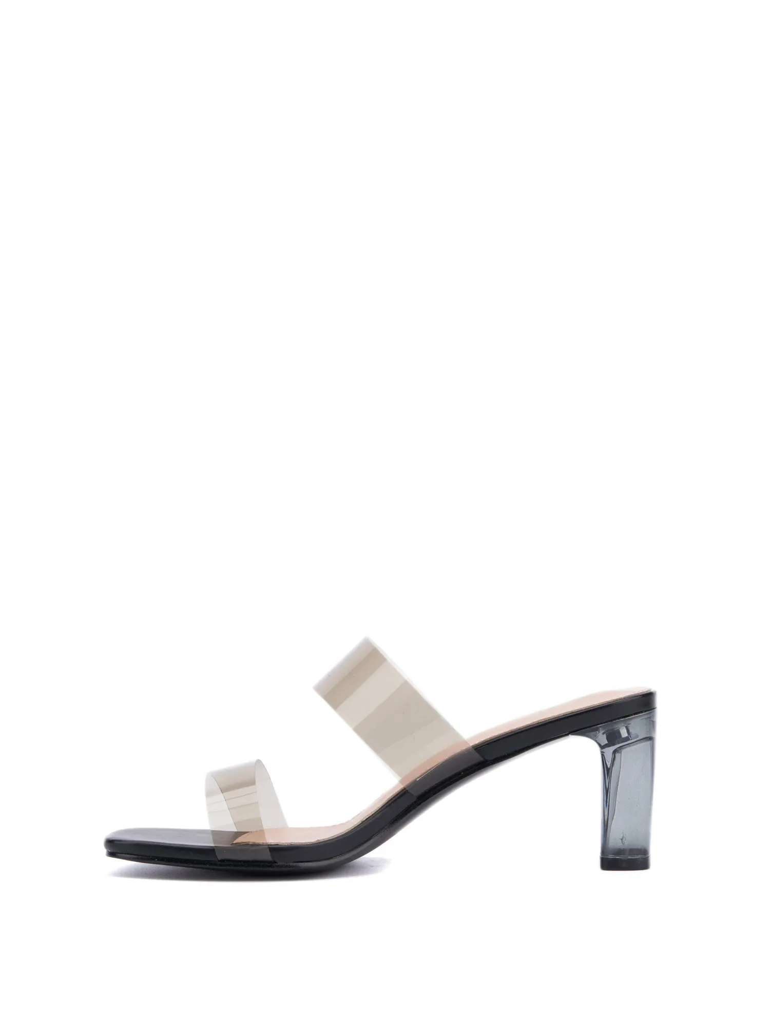 Double-Band Lucite Mule