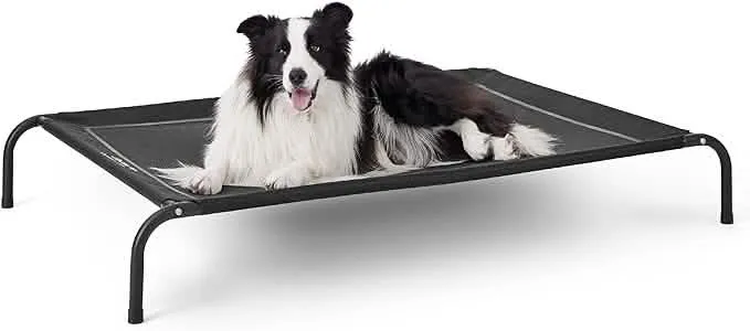 Elevated Dog Cot Bed with Breathable Mesh