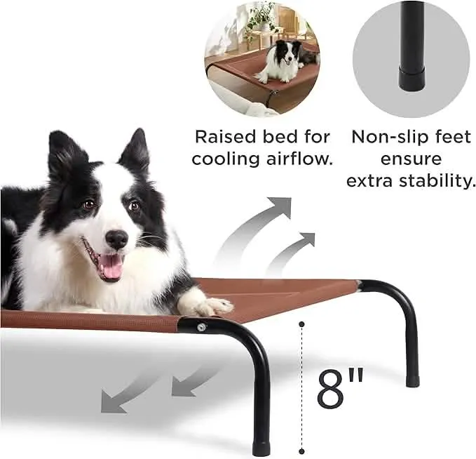 Elevated Dog Cot Bed with Breathable Mesh