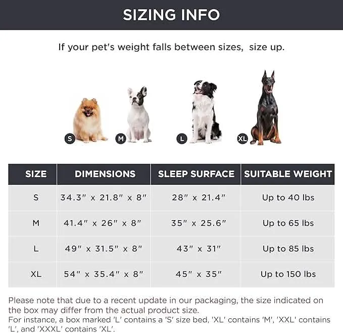 Elevated Dog Cot Bed with Breathable Mesh
