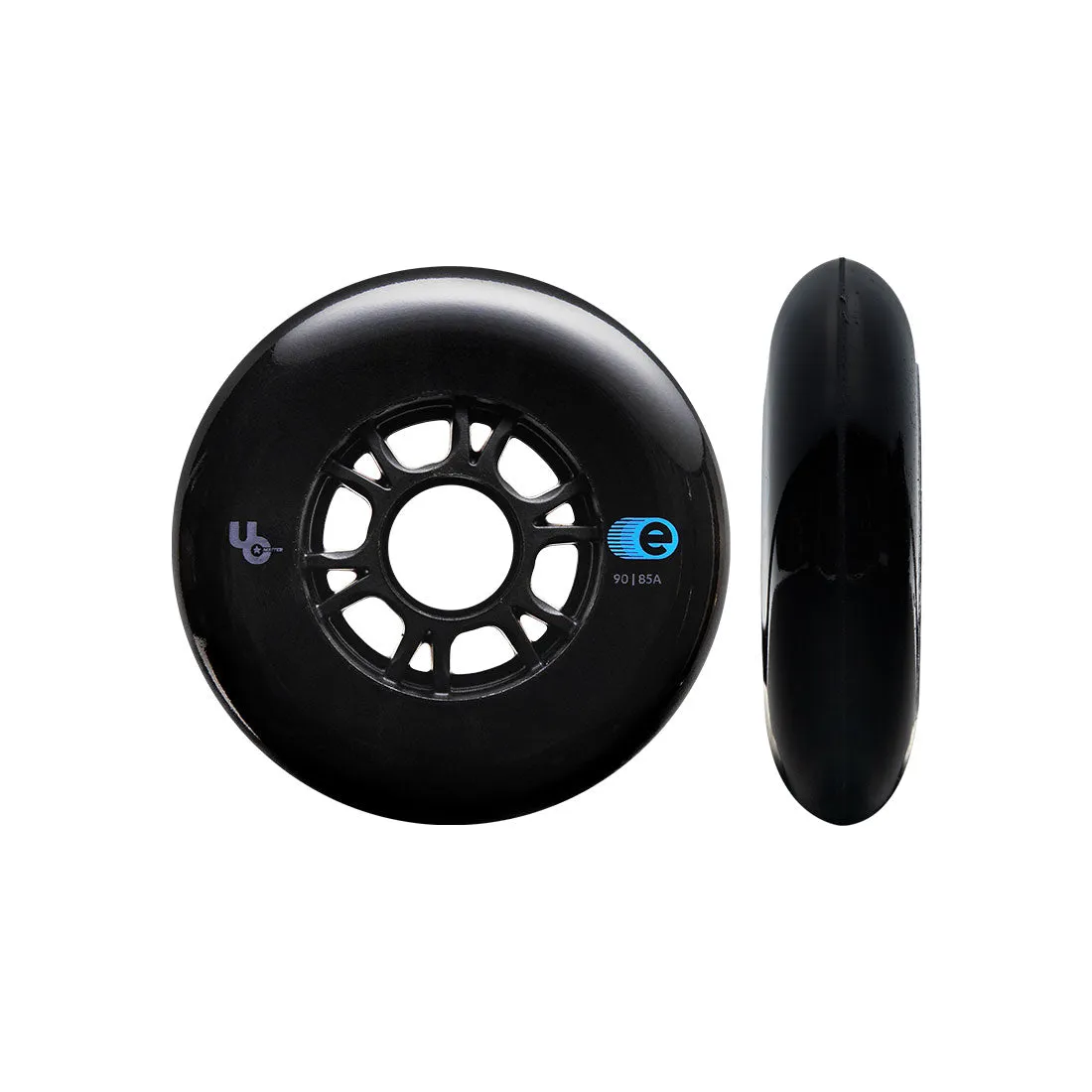 Endless 90mm Wheels 8pk - Black