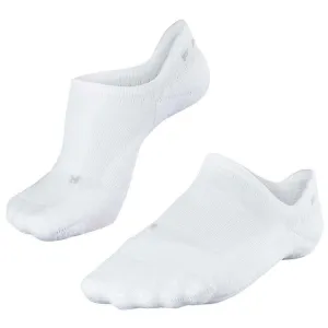 Falke Golfing Invisible No Show Socks - White