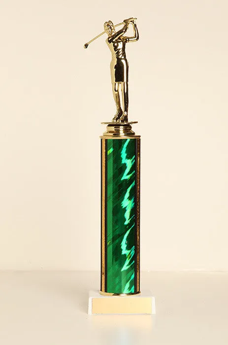 Female Golf Tube Trophy
