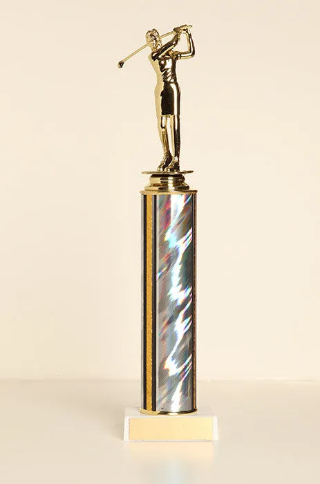 Female Golf Tube Trophy