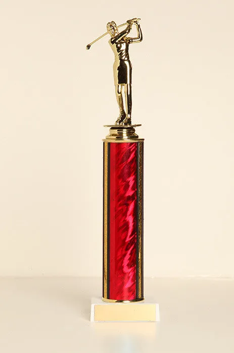 Female Golf Tube Trophy