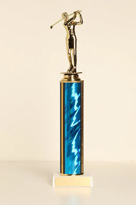 Female Golf Tube Trophy