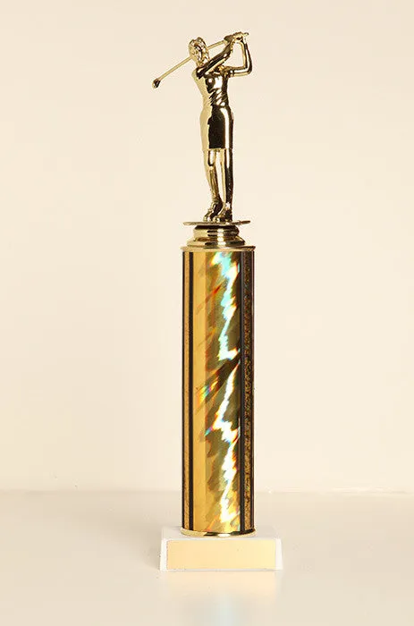 Female Golf Tube Trophy