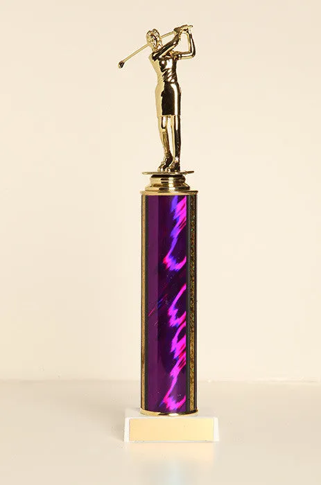 Female Golf Tube Trophy