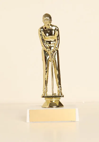 Female Putter Figure on Base 6" Trophy