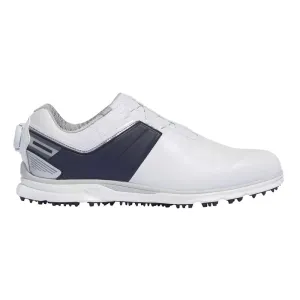 FOOTJOY Pro Carbon Men's Spikeless Shoes (White/Navy/Silver)