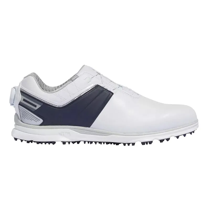 FOOTJOY Pro Carbon Men's Spikeless Shoes (White/Navy/Silver)