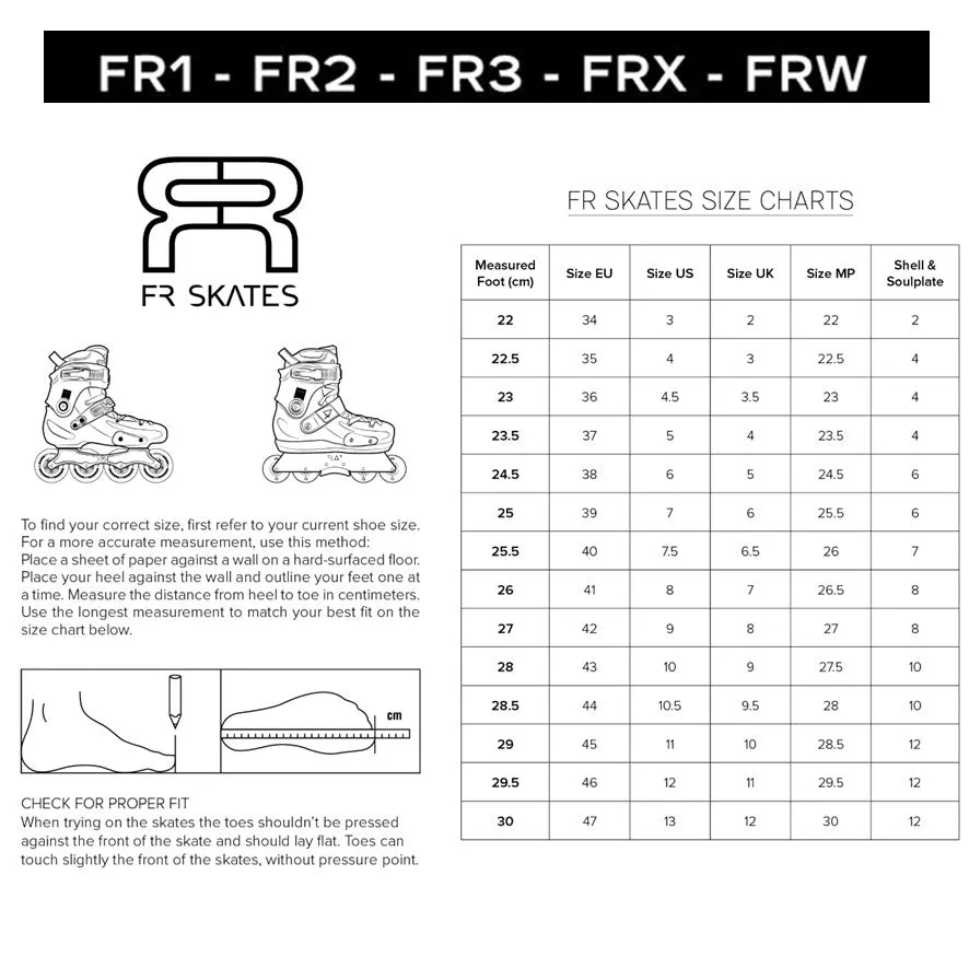 FR FR3 310 White Inline Skates
