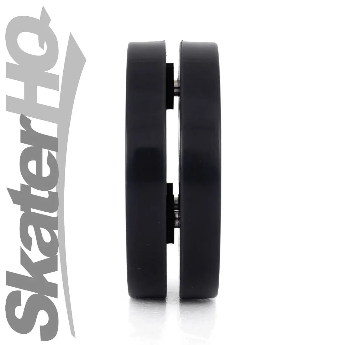 Green Biscuit Hockey Puck - Black