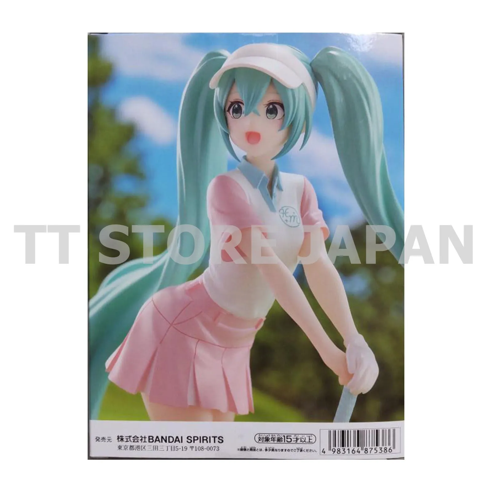 Hatsune Miku Figure Holiday Memories Golf Banpresto