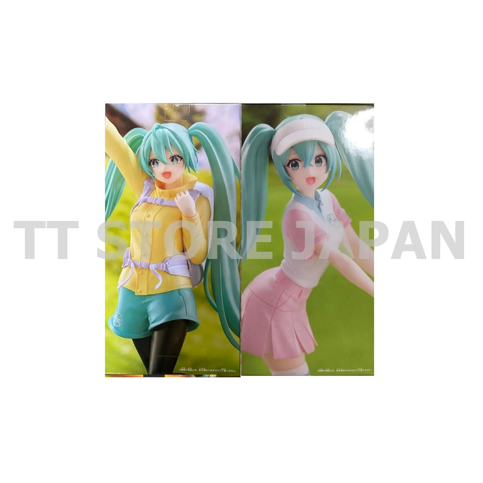 Hatsune Miku Figure Holiday Memories Golf Mountain Climbing Set Banpresto