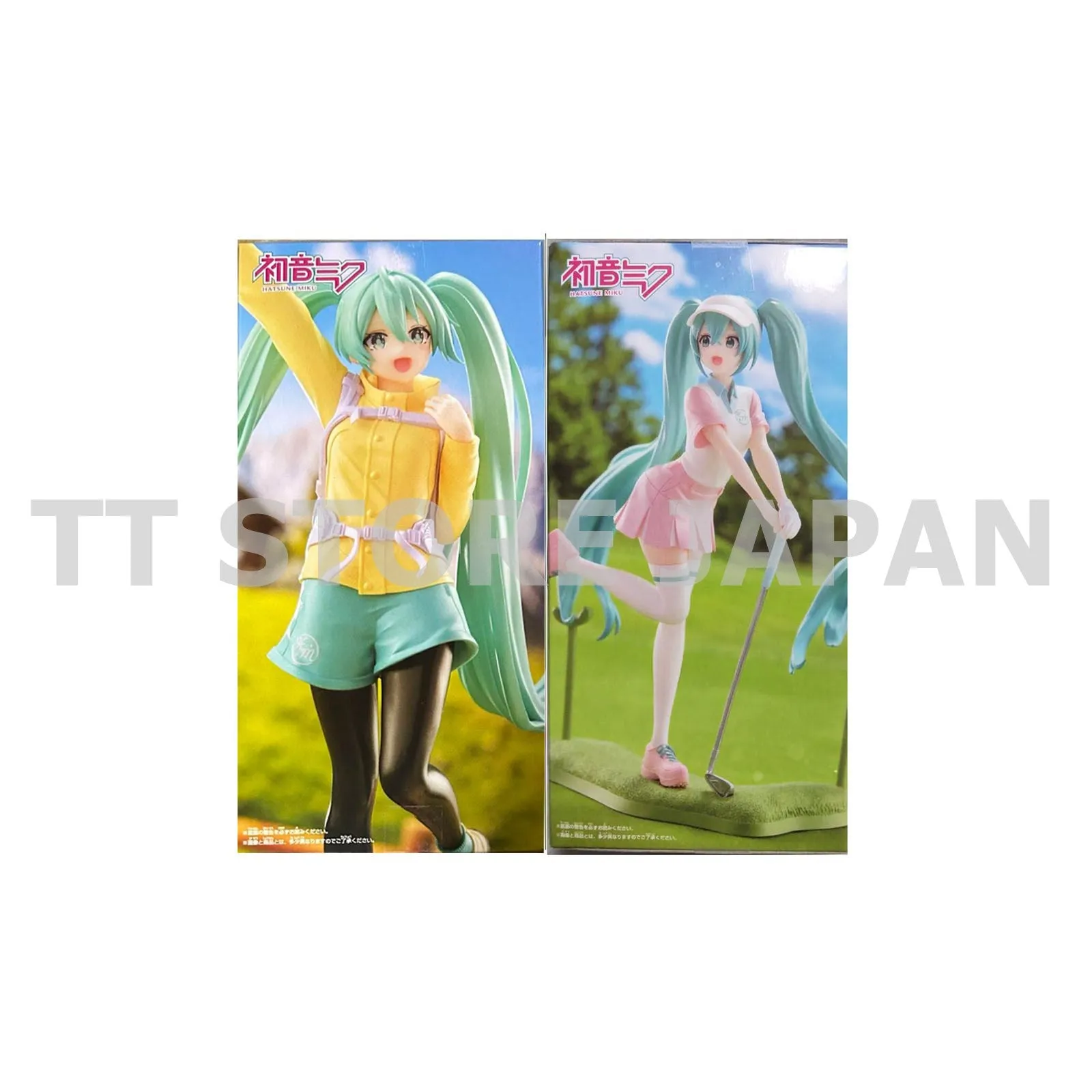 Hatsune Miku Figure Holiday Memories Golf Mountain Climbing Set Banpresto