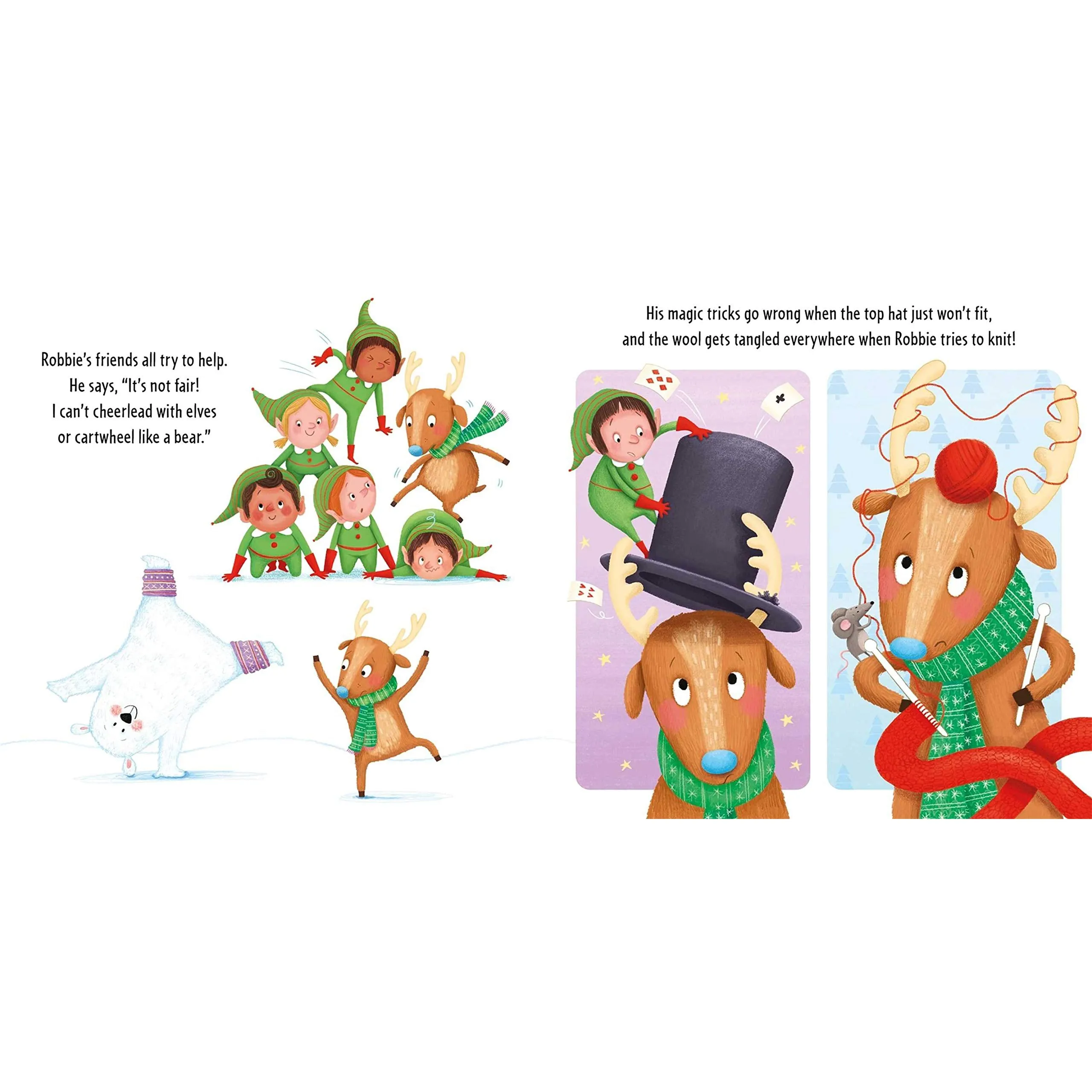 House of Marbles Hoopla with Reindeer Book