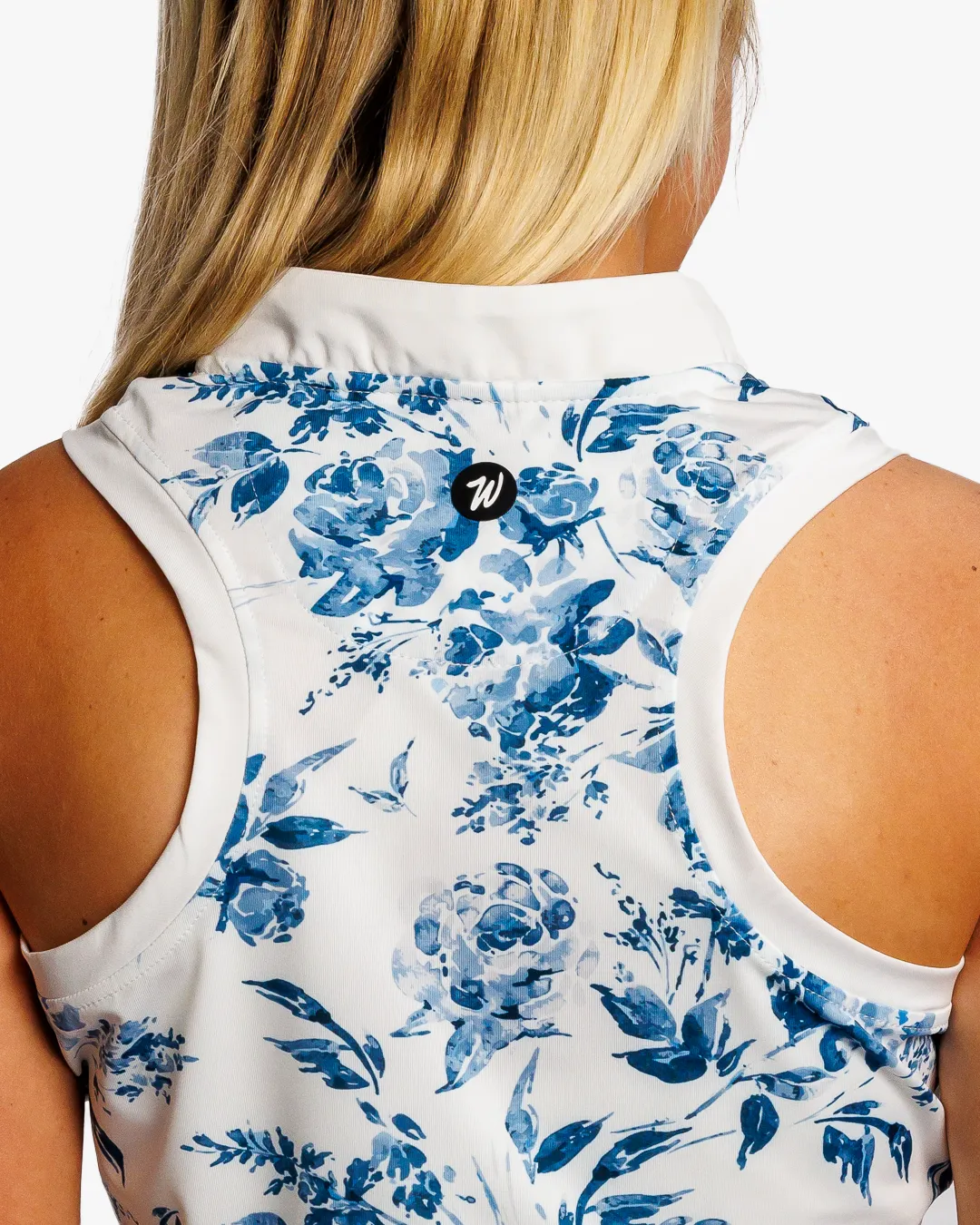 In Bloom Women's Sleeveless Polo - Racerback